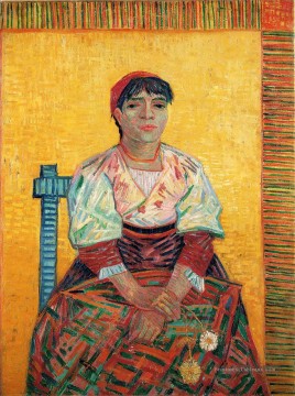 Femme Agostina Segatori Vincent van Gogh Peinture à l'huile